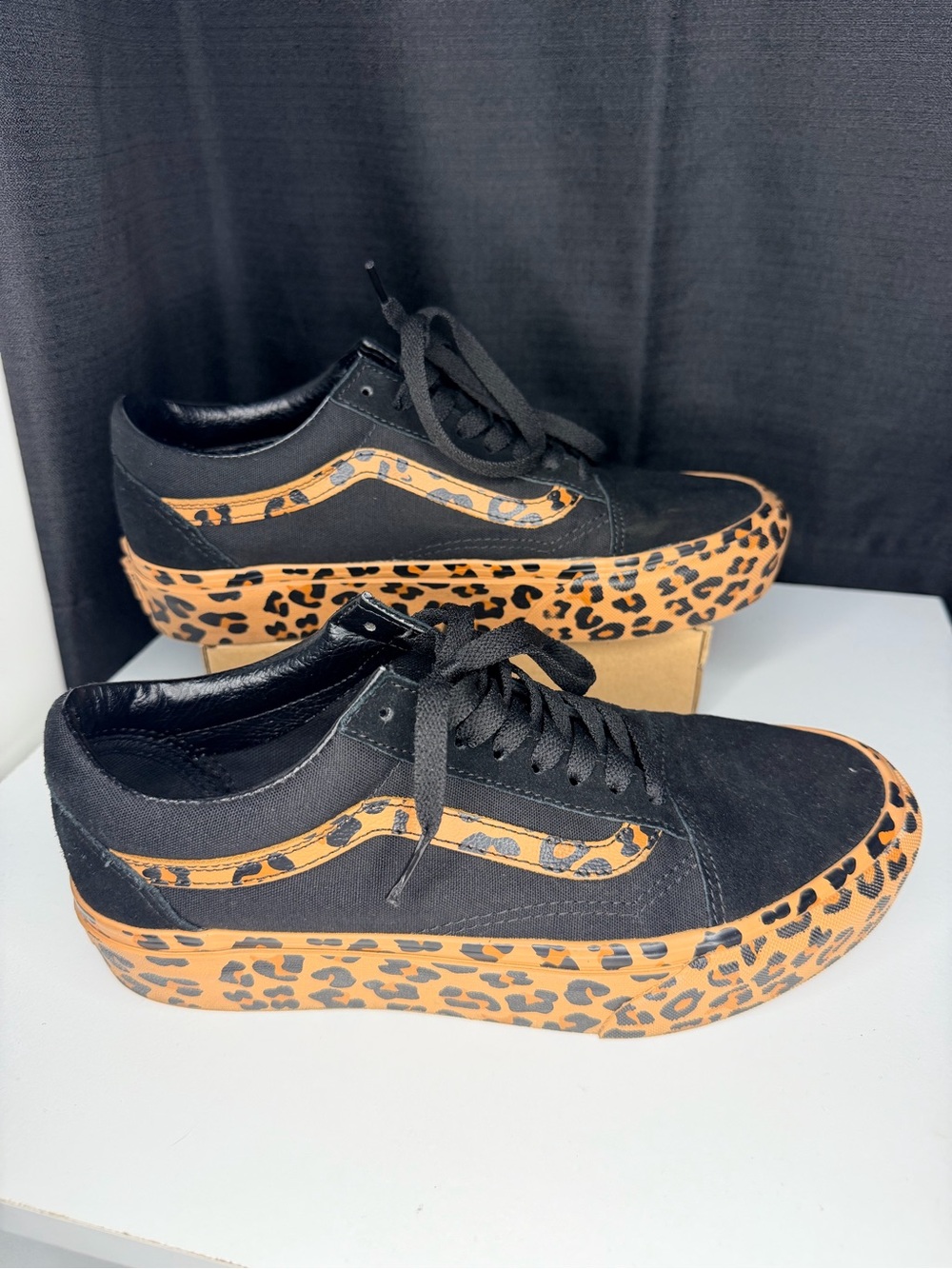 Vans Leopard Print Sneakers